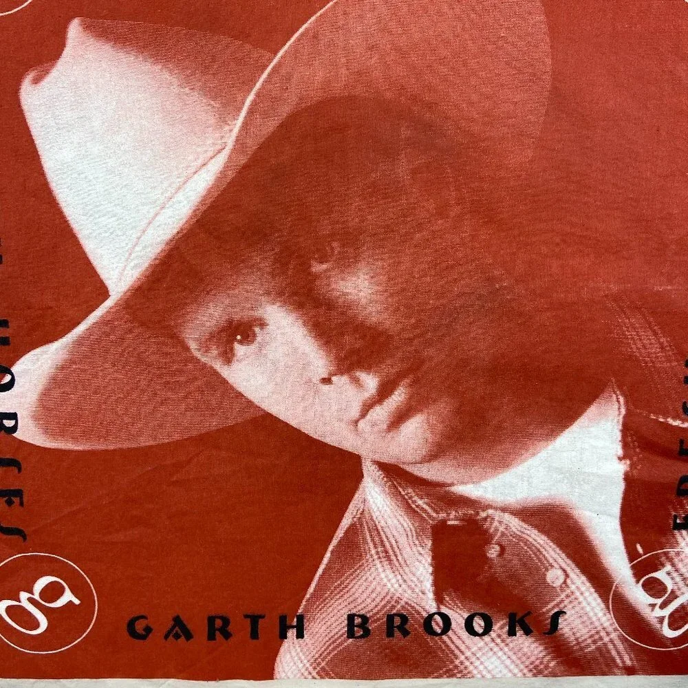 Scarf Art Garth Brooks 100% cotton 20